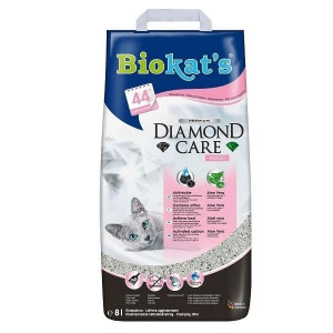 Biokat's Diamond Fresh cementējošās smiltis kaķu tualetēm 7.8kg 8L